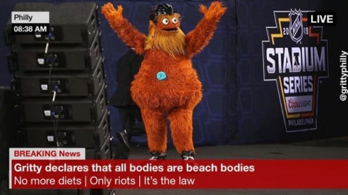 coolberniebernie:profeminist:“No more diets, only riots”- grittyphillyALL HAIL GRITTY