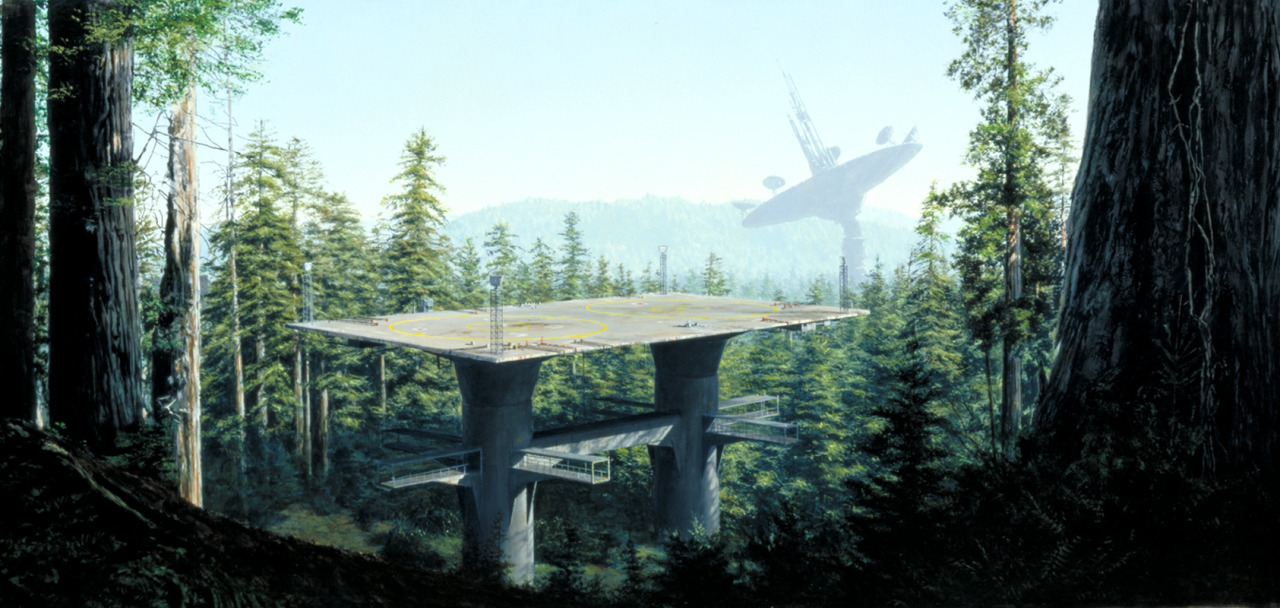 alwaysstarwars:  Ralph McQuarrie - Endor 