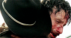 corlgrimes:  requested | carl and rick hugging   