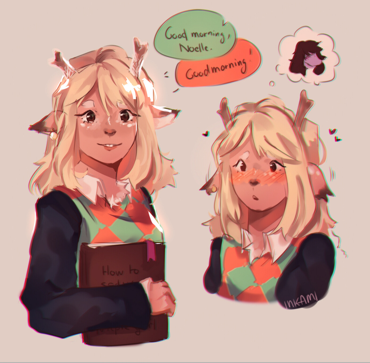 ink-ami:  Cute girlsSusielle is clearly my fav ship in deltarune, it reminds me a