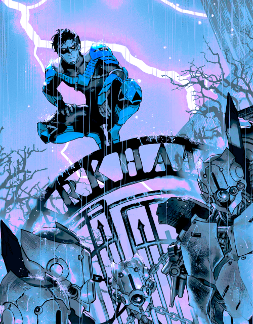 idk why but the chin strap mask does something for meFuture State: Nightwing #1 ⋆ art by Nicola Scot