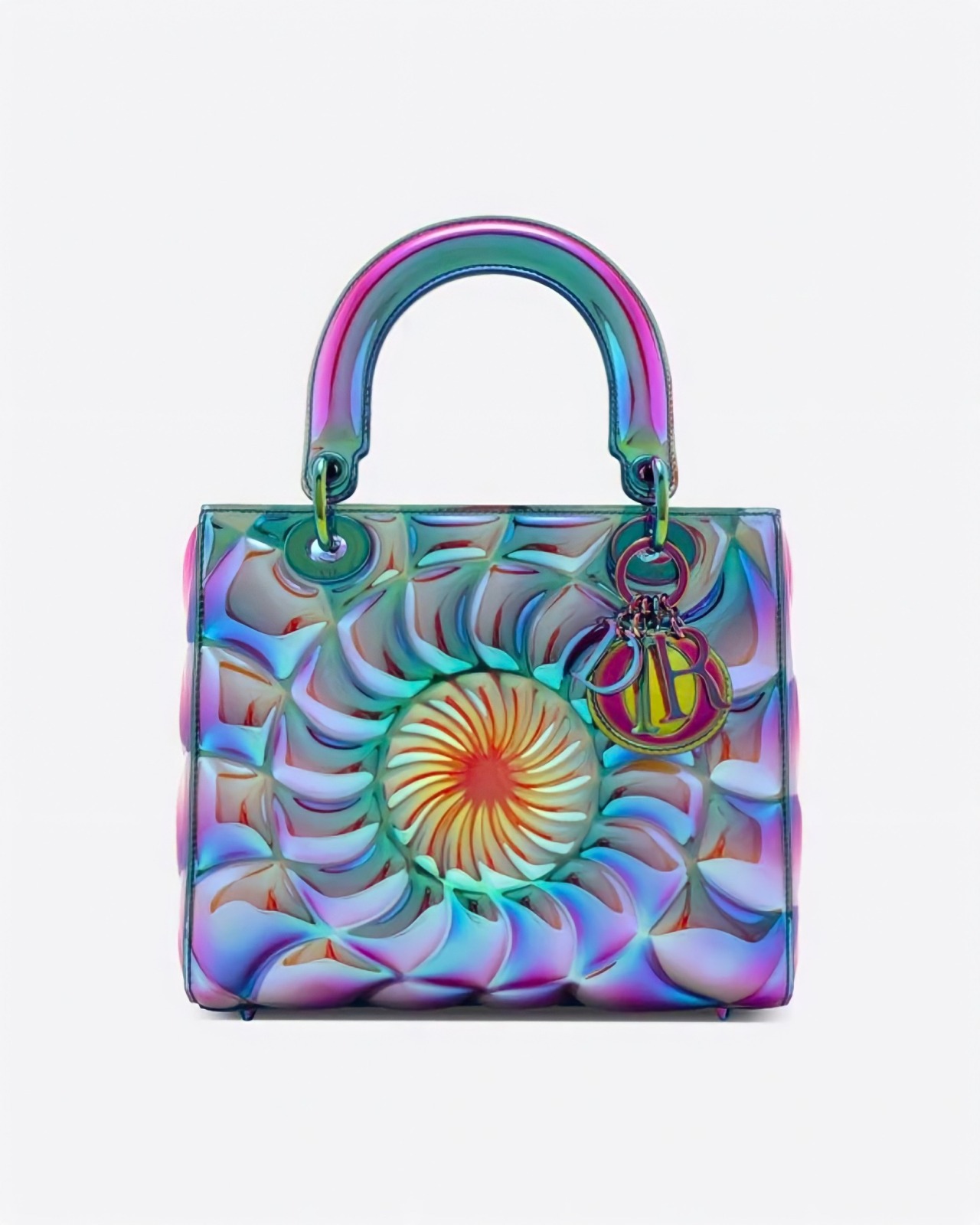 R Lady Dior Art Bag in collaboration with Judy...