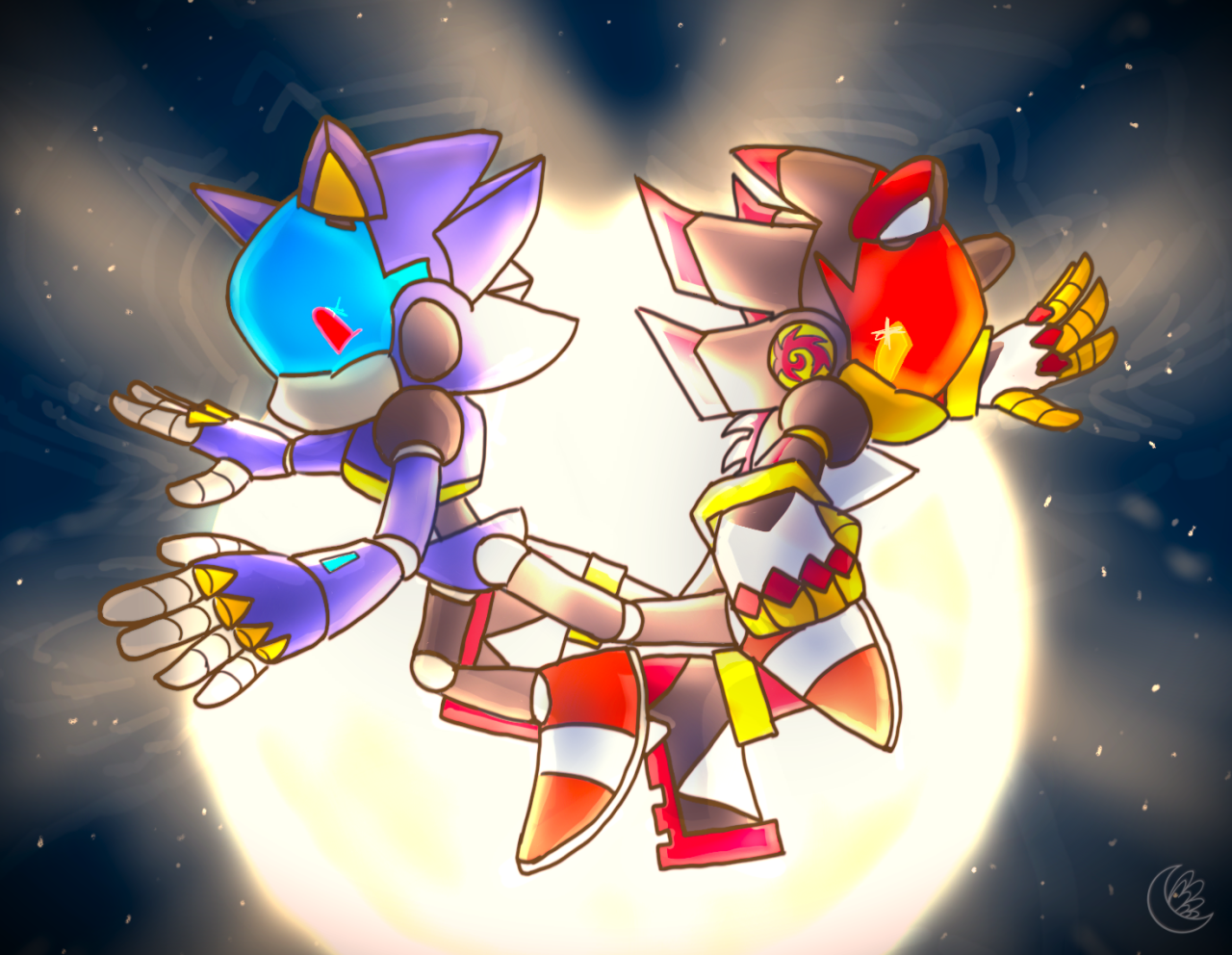 🔪Emma🔪 on X: wanted to post both my Metal Shadow and Metal Sonic in one  post #SonicTheHedgehog  / X