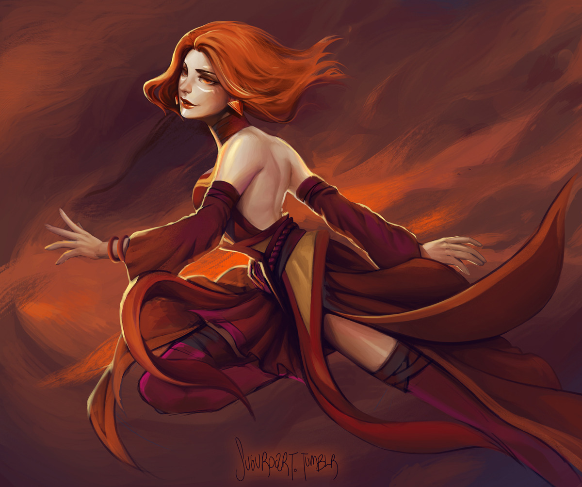 suguroart:An old painting I started over a year ago that I’ll never finish, though