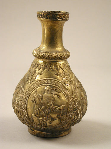 met-medieval-art:Bottle, Metropolitan Museum of Art: Medieval ArtPurchase, 1885Metropolitan Museum o