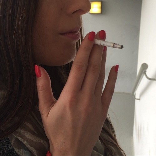 chrismcmanus-smokingfetishist: #repost @nailsnsmoking #smoke-break #smoking #cigarette #corkfilter #