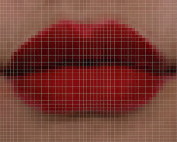 niltutgut: LIPS WERE MADE FOR KISSING  唇はキスのために作られました © Peter Schillinger from the series “Icon” 