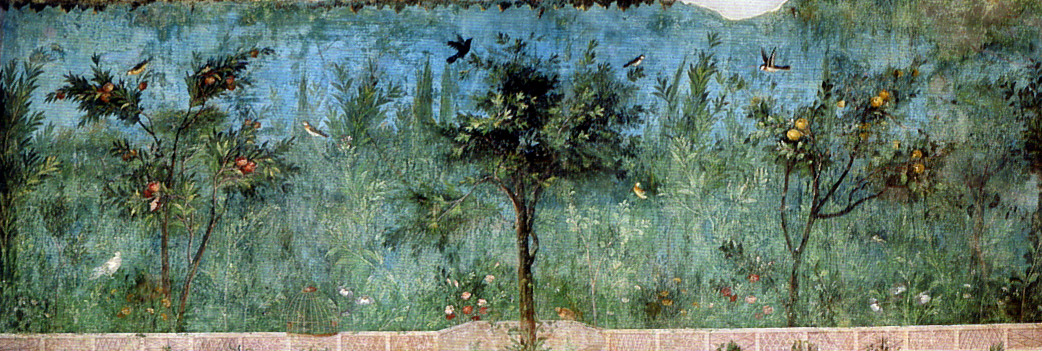 irefiordiligi:  The Painted Garden of the Villa di Livia, Prima Porta, RomeThis lush