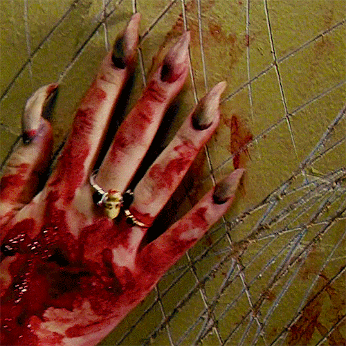 horrorfilmgifs:I’m a goddamn force of nature. I feel like I could do just about