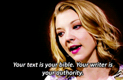 paxdemon:“For the actor, the text is your bible You can try to put a spin on the nuances, but in the