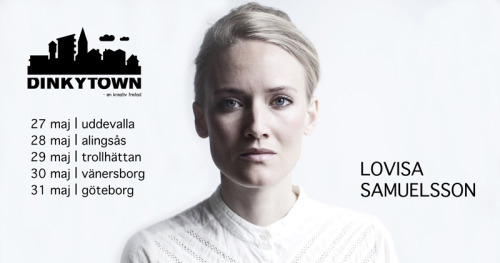 Den ultrabegåvade Lovisa Samuelsson är den som avslutar vårsäsongen utav Dinkytown!
24:e maj släpper Lovisa sitt debutalbum och detta förkunnar hon med en releasefest på Nefertiti samma dag. När festen precis hunnit lägga sig så beger hon sig ut på...