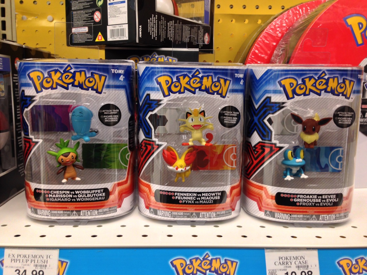 kalos-pkmnacademy:  New Pokemon XY Merchandise found in ToysRus  