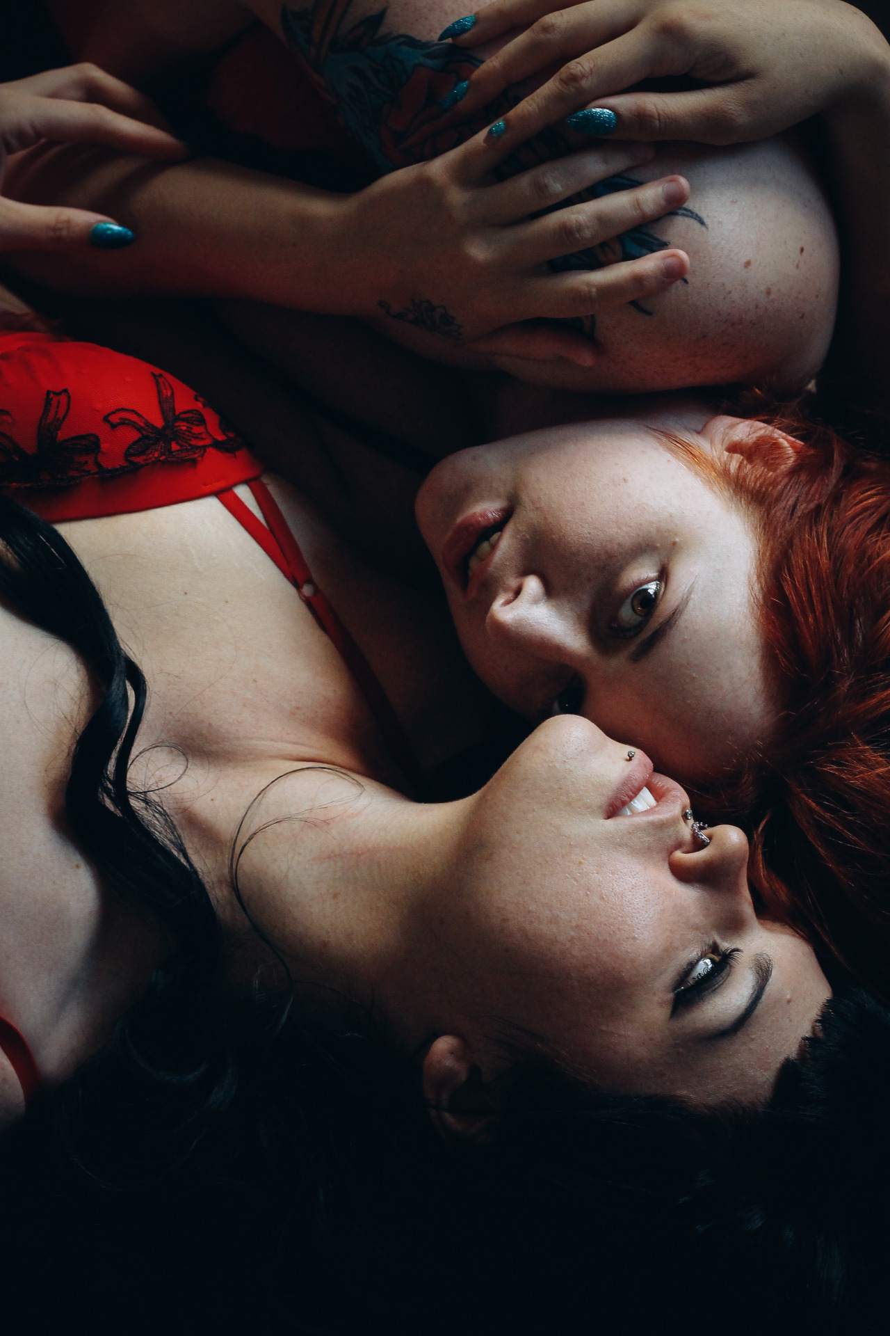 “Subtle Seduction”Katja and I are body positive models that aim to break AND challenge traditional beauty standards through our art. This set as a whole is meant to showcase beauty, even though we may not fit society’s definition of it. It’s