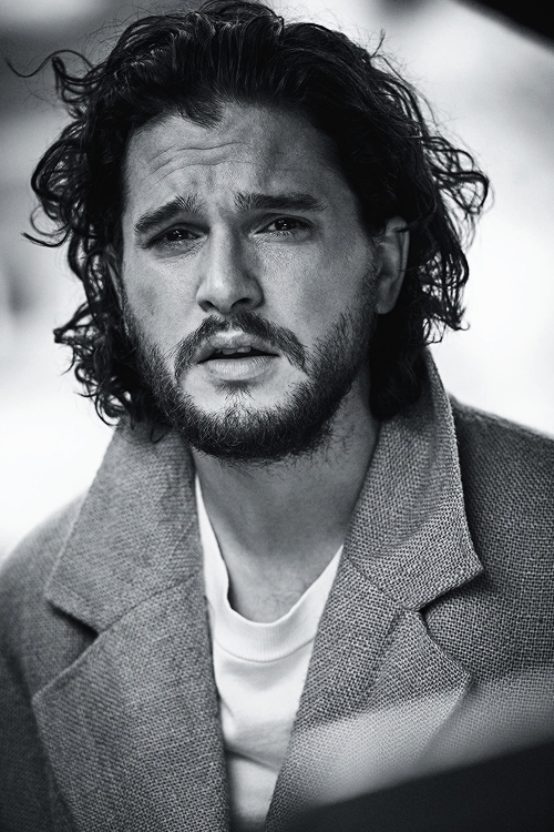 thronescastdaily:Kit Harington Photographed by Matthew Brookes for GQ Australia (January 2019)