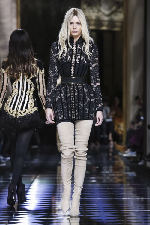 allthingskendall: Kendall for Balmain, Fall/Winter 2016 | PFW