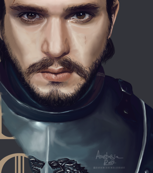 KING IN THE NORTH - I’m not a Stark.- You are to me. © https://www.behance.net/gallery/62