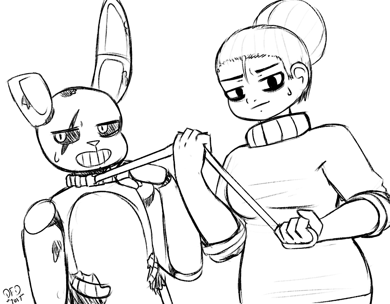 dawndw3ller:Just a fanart I felt like making for Unnecessaryfansmut, featuring Rudy