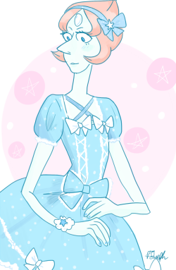 chilly-caffeinated-drawings:  Pearl is my aesthetic.Dress.