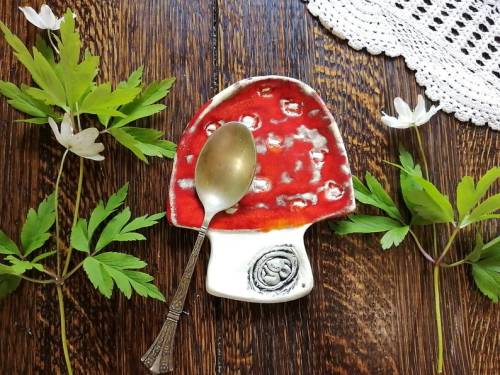  Mushrooms ceramics by Yasenka CreamPurchase Here ideal for magic potions 