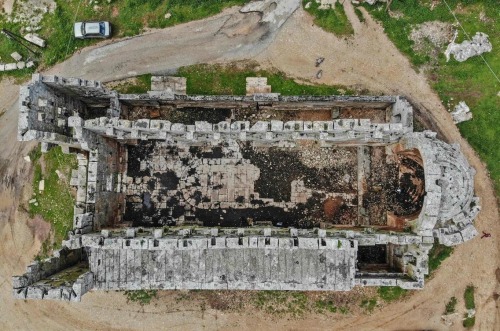 Byzantine church (c. 460), Qalb Loze, Idlib, Syria.