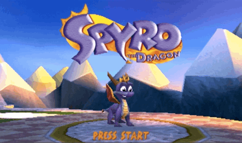 twosidedviolet:  naotoacedetectiveshirogane:  halfbreedz:  Spyro the Dragon, Playstation (1998-2000)  My childhood right there.  I have all three in an exclusive one packI love it