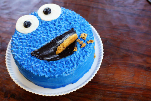 Cookie Monster Cookie Dough CakeRecipe