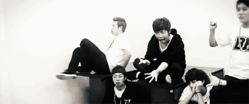 himchanspenus:  HERE WE SEE BLOCK B IN THEIR NATURAL HABITA- pyo what are you doing.