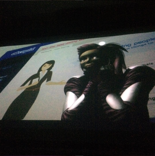 ambarbecutie: Photos from last night’s “This Video Requires a Password” screening,