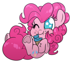 fluffyxai: Chibi PinkieA Pinkie chibi I made for a set of stickers I was meant to be selling at Galacon. But first I couldn’t make it and then the stickers didn’t arrive to the hotel where my vending partner CutePencilCase was staying.I’ll try to