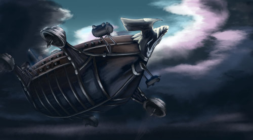 trm-blr:  The Skyfire, flagship of the Alliance’s fleet. I spent way too long painting this. 