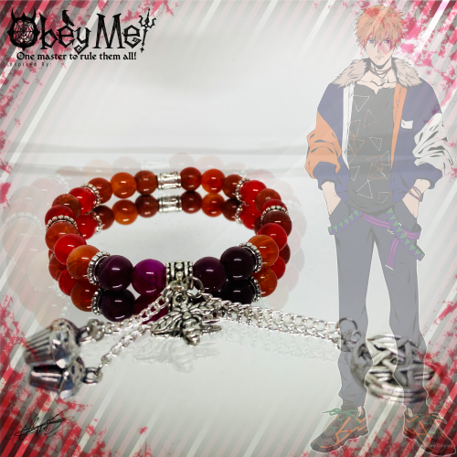 Back again with otome themed bracelets, don’t mind me! XD I had so much fun coming up with these des