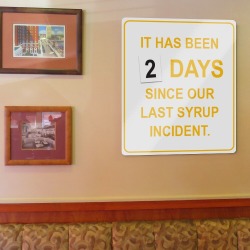 dennys:  It has been 2 days since our last inci….. it has been
