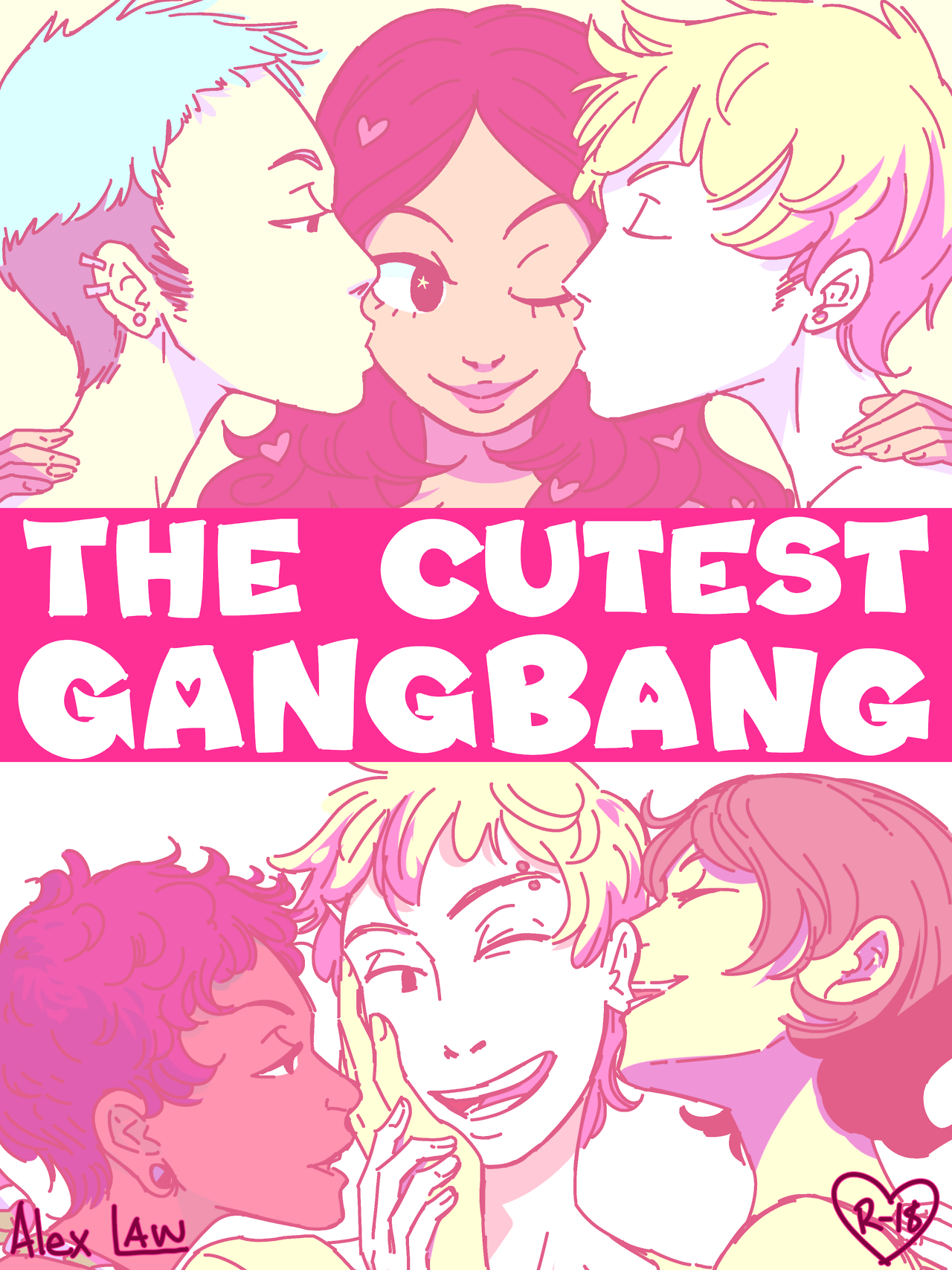 cute-blue: THE CUTEST GANGBANG is a 25-page artbook on sale for $5.It is a compilation