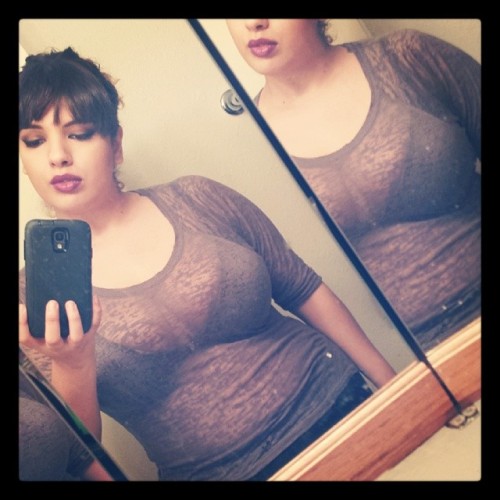 aymygod:  My girlish figure #hourglass #curvy #curves #thick #girl #figures #makeup #plussized #me #bangs #fuckit #mirror #selfie #reflection #thickgirl