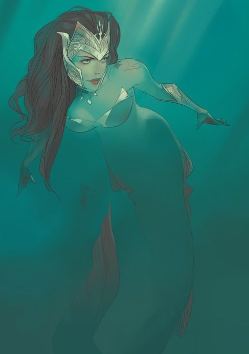 geekgirl101:bear1na:Queen Mera, Dinah - Black Canary, Olivia - Green Arrow, Arrowette, Zinda - Lady 