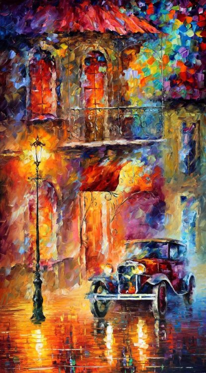 Gorgeous colourful paintings by Leonid Afremov / [other link]