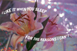 spookyhandjobs:  i like it when you sleep // matty healy requested by anon // photos by (x) 