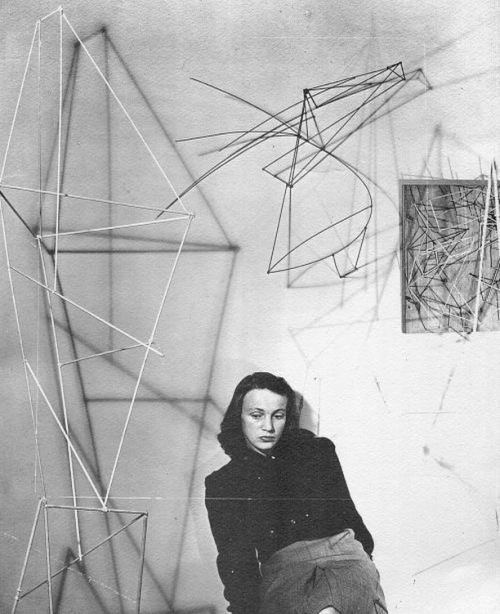 garadinervi:  Isabelle Waldberg in her studio,