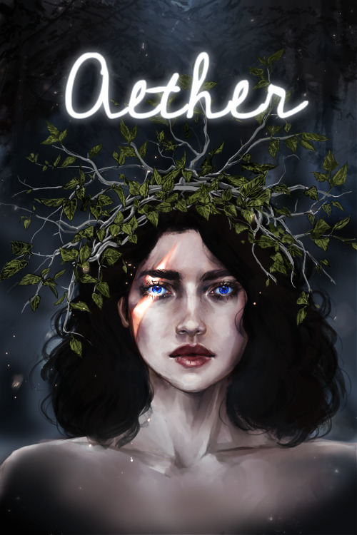 Cover Comission for my cousin’s upcoming book Aether! https://www.instagram.com/lady_coolio/