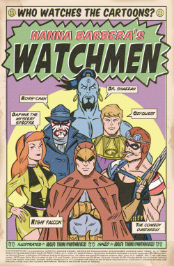 Herochan:  Hanna-Barbera’s Watchmen Created By Adolfo Torino Nuñez