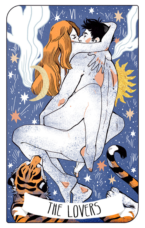 my new project “Forgotten legends tarot”. THE LOVERS …and more things in my instagram! 