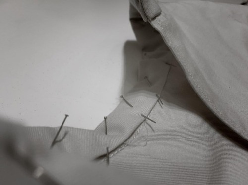 Длинная рубаха из хлопка ✂️ ⠀ ❜#handmade #sewing #artist #clothing #workinprogress #motherrussia #ma