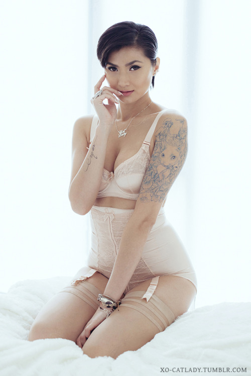 tattoo-babes:  Portrait of a cat lady. Follow adult photos