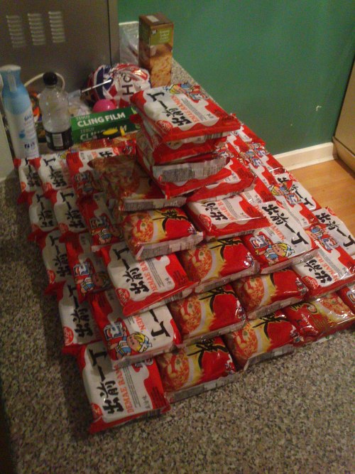 twigileia:  So me and wooden-toaster ordered 6 kilograms of ramen.
