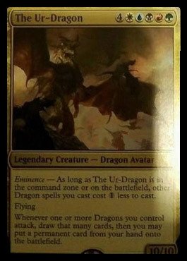 MTG Commander EDH Deck Scion of the Ur-Dragon 100 Cards Dragons Custom Deck 5 C 