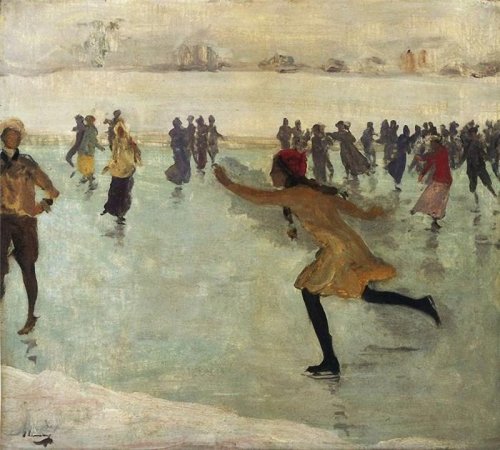 The Skater  -  Sir John Lavery, RA  1912British  1856-1941