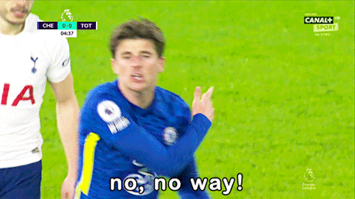 tuchelthomas:

MASON MOUNT tells the ref to fuck off during the Chelsea v Brighton game | London, 23 Jan 2022 #this is sexy right  #but not at a ref  #because this is a work environment isnt it so mason pls remember youre at work 😭😭  #but tell anyone else to fuck off bby thats ok xx