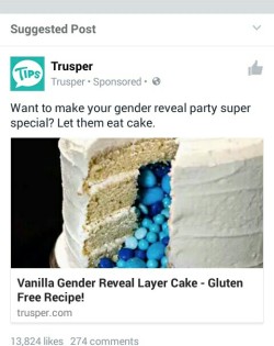 courfeyluck:   alpinehell:  the-ackerman-queen:  I saw this and thought “wow, that’s really progressive and cool, great for trans and nb folk, I didn’t know we had gender reveal parties”    Then I remembered babies  fill it with bees  gender: