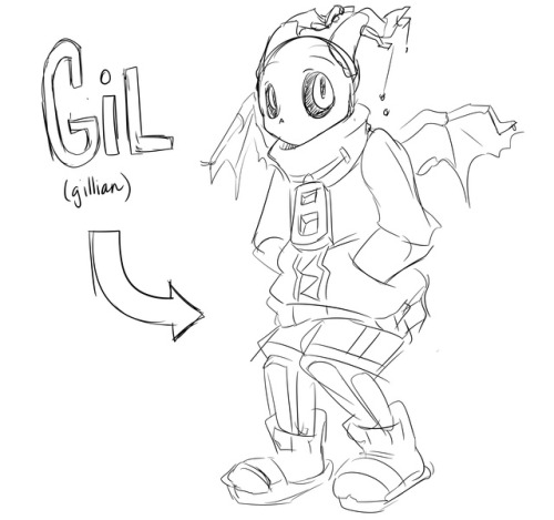 look ma, i made an oc! His name’s Gil. Usually sweet-tempered but will shank you if he’s hangry or c