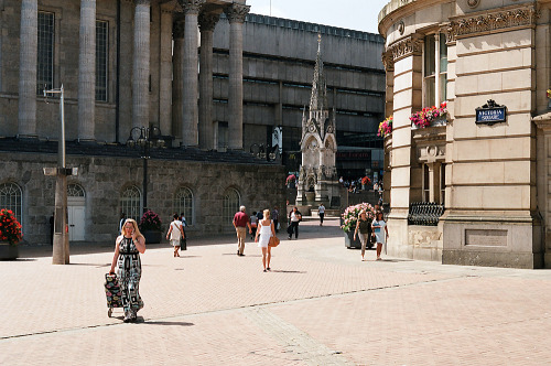 Victoria Square, Birmingham, England.